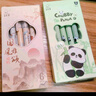 咔巴熊 直液式速干中性筆黑色 可換芯高顏值國(guó)風(fēng)全針管0.5mm碳素黑 豚豚祈福6支裝 曬單實(shí)拍圖