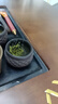 藏壺天下【七夕禮物】 宜興高工紫砂壺西施壺倪新安純手工雕刻大容量茶壺 黑金砂款 曬單實(shí)拍圖