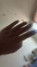 禮盼999足銀素圈戒指男女送女朋友七夕情人節(jié)禮物食指戒純銀指環(huán)尾戒 實(shí)心999釘砂戒指 19號(hào) 曬單實(shí)拍圖