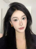 伊燦復(fù)古美拉德琥珀耳釘女精致氛圍感耳環(huán)2025新款爆款時尚高級感耳飾 復(fù)古美拉德琥珀耳釘 曬單實(shí)拍圖