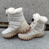 Jeep吉普情侶雪地靴男女秋季新款防水加絨保暖東北棉鞋高幫加厚棉靴子 白色【皮毛一體】 標(biāo)準(zhǔn)運(yùn)動(dòng)鞋碼 41 曬單實(shí)拍圖