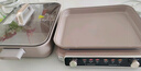 美的（Midea）電火鍋火鍋專用鍋多功能鍋料理鍋分體式鴛鴦鍋烤肉鍋多功能一體電鍋0氟鈦陶電煮鍋HGS352866S 曬單實拍圖