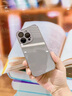 曼爾【昆侖微晶玻璃】適用蘋(píng)果iPhone16promax手機殼自帶鏡頭膜電鍍玻璃高級感鏡面防摔超薄蘋(píng)果16pro 【銀白色】進(jìn)口冰晶-久玩不燙-清爽不油膩 iPhone 16 Pro Max 曬單實(shí)拍圖