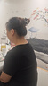 梵希蔓修身U領(lǐng)短袖連衣裙夏季新款法式顯瘦赫本風(fēng)長(cháng)裙 黑色   L    曬單實(shí)拍圖