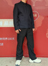 羅蒙（ROMON）翻領(lǐng)夾克男秋季中老年干部裝外套商務(wù)休閑爸爸裝JK001 曬單實拍圖