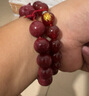 李居明缺火補火五行飾品五行缺火紅玉髓瑪瑙手鏈離為火卦朱雀手串男女 曬單實(shí)拍圖