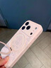 瑪爾扎 拉布布磁吸支架適用蘋(píng)果17promax手機殼iphone16pro液態(tài)硅膠15pm鏡頭全包14好看高級感防摔可愛(ài) 【古董白】硅膠式AI鍵*拉布布支架 iPhone 17 曬單實(shí)拍圖