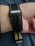 Freeson 適用三星Watch8 Classic真皮表帶智能手表腕帶商務(wù)時(shí)尚表帶舒適透氣【頭層牛皮-磁吸表扣】黑色 曬單實(shí)拍圖