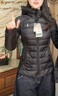 AN ODE TO安歐兔白鵝絨服女款秋冬季防風(fēng)保暖修身顯瘦棉服羽絨服輕便不臃腫 黑色-鵝絨服 S （80-90斤，卡碼拍大） 曬單實(shí)拍圖