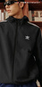adidas經(jīng)典三條紋運(yùn)動連帽夾克外套男女秋季阿迪達(dá)斯三葉草 黑色   XL 曬單實拍圖