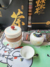 七春 黑茶安化黑茶贈(zèng)茶刀2016年金花茯磚茶1kg熟茶葉禮盒中秋教師禮物 曬單實(shí)拍圖