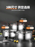 美廚（maxcook）湯鍋 304不銹鋼湯鍋湯煲22cm 加厚復(fù)合底 燃?xì)鉅t電磁爐通用YC-22 曬單實(shí)拍圖