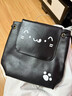 優(yōu)歆日系JK包包女生雙肩包女小背包輕便上班通勤大學(xué)生女神節百搭時(shí)尚 【黑色-無(wú)掛件】 長(cháng)23寬19厚9cm 曬單實(shí)拍圖