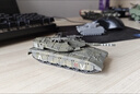 殲20飛機模型積木玩具4D中國隱身戰斗機軍事車(chē)兒童益智玩具禮物 梅卡瓦M(jìn)KV主戰坦克 曬單實(shí)拍圖