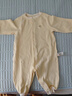 戴維貝拉（DAVE＆BELLA）滿月寶寶衣服0-3個月女寶連體衣嬰幼兒爬服秋裝新款小童包屁衣 淺黃色【DB3243352-N】 80cm （建議身高73-80cm） 曬單實拍圖