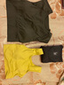 無印良品（MUJI） 女式 棉厚款 U領 八分袖T恤 FCD76C3A 紫色 M 160/84A 曬單實拍圖