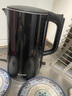 蘇泊爾（SUPOR）電水壺 雙層防燙燒水壺?zé)崴畨?.7L 全鋼無(wú)縫內(nèi)膽304不銹鋼電熱水壺SW-17J419 1.7L大容量 曬單實(shí)拍圖
