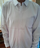皮爾卡丹（pierre cardin）100桑蠶絲免燙抗皺男秋季彈力長(cháng)袖襯衫百搭休閑翻領(lǐng)中年透氣襯衣 2006長(cháng)袖(口袋)白色 XL 180/96A建議160-175斤 曬單實(shí)拍圖