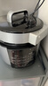 美的（Midea）0涂層電壓力鍋家用5L雙膽健康無(wú)水焗米飯鍋加深不銹鋼膽電鍋少鹽提鮮煲湯燉肉煮飯高壓鍋E5915G 曬單實(shí)拍圖