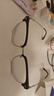 蔡司（ZEISS）鏡片近視眼鏡框男半框防藍(lán)光輻射可配帶散光度數(shù)眼睛女鈦合金鏡架 升級(jí)鈦材 黑銀 配蔡司視特耐1.60非球面 0-600度 曬單實(shí)拍圖