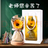 RoseBox向日葵花束香皂永生花教師節生日禮物女送女生朋友女老師高檔實(shí)用 曬單實(shí)拍圖