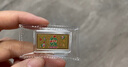 潮宏基七夕禮物 第1桶金足金金條黃金投資金暴富發(fā)財(cái)小金庫生日禮物女 發(fā)字金條（背面：恭喜發(fā)財(cái)）-1克 曬單實(shí)拍圖