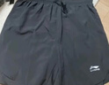 李寧（LI-NING）泳褲男士防尷尬游泳褲平角雙層防走光水陸兩用沙灘褲337 XXL 曬單實拍圖