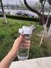 米家Tritan水杯600ml大容量 小米（MI）運動水杯 健身彈蓋杯白色 曬單實拍圖