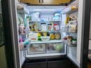 美的（Midea）471升十字對(duì)開(kāi)四開(kāi)門(mén)電冰箱家用風(fēng)冷無(wú)霜一級(jí)能效雙變頻國(guó)家補(bǔ)貼超薄超大容量BCD-471WSPZM(E) 曬單實(shí)拍圖