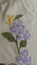 茵曼2025秋冬女裝新款甜美花朵刺繡開(kāi)衫毛衣清新風(fēng)圓領(lǐng)寬松針織衫 白杏 XL 曬單實(shí)拍圖