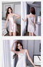 絲界【七夕禮物】真絲睡衣女夏季性感純欲風(fēng)吊帶裙外穿度假沙灘裙 香檳粉 L 曬單實(shí)拍圖