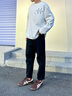 Onitsuka Tiger鬼塚虎新款德訓鞋 男女鞋運動(dòng)休閑板鞋棕色TOKUTEN  1183B938 棕色 40.5 曬單實(shí)拍圖