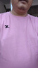 特步（XTEP） 特步短袖圓領(lǐng)夏季純棉t恤男潮流運動(dòng)上衣時(shí)尚休閑透氣速干打底衫 【推薦】月桂粉-圓領(lǐng)（純棉） 3XL （190/108A）【現貨速發(fā)】 曬單實(shí)拍圖