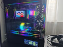 瓦爾基里（VALKYRIE）VK03 BLACK 黑色 ATX 游戲電腦臺式機箱 支持360水冷 6.2吋觸摸屏 270°海景房 曬單實(shí)拍圖