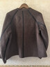 EIN【復古學(xué)院風(fēng)】EIN PURE綿羊牛角扣毛雙面呢短大衣外套25秋冬新款 深啡 M 曬單實(shí)拍圖