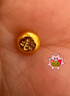 東一珠寶足金金豆足金999.9黃金投資理財送禮1g金豆（贈國檢證書漂流瓶） 金豆（5g）帶證書送攢金瓶 曬單實拍圖