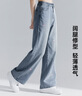 FOREVER21童裝女童褲子2025新款寬松闊腿大童長(cháng)褲外穿女孩休閑褲兒童牛仔褲 曬單實(shí)拍圖