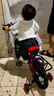 永久（FOREVER）兒童自行車男女款小孩單車可折疊腳踏車4-6-8-10歲輔助輪14寸紅色 曬單實(shí)拍圖
