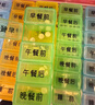Daisy Leaf特大一周49格早中晚飯前飯后分藥盒一日七餐老人大容量藥品收納盒 曬單實(shí)拍圖