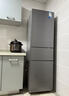 美的（Midea）220L家用小冰箱小型三門(mén)三溫區中門(mén)軟冷凍節能省電低音出租房電冰箱國家補貼 BCD-220TM鈦鋼灰 曬單實(shí)拍圖