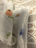 婧麒（JOYNCLEON）嬰兒口水巾三角巾純棉4層紗布柔軟兒童擦汗 5條裝 Jyp173572 曬單實(shí)拍圖