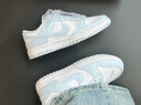 耐克（NIKE）官方女子甜美蕾絲板鞋夏季新款運(yùn)動(dòng)鞋 DUNK LOW IB7311 100白/紫藍(lán) 37.5 曬單實(shí)拍圖
