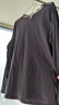 貓人男士睡衣男【純棉抑菌防螨】時(shí)尚寬松長(cháng)袖套頭家居服蘭色2XL 曬單實(shí)拍圖