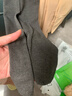 寶娜斯大碼豎條紋棉質(zhì)打底褲女外穿春秋冬加肥加大胖mm格雷系螺紋連褲襪 深灰色（春秋款）【踩腳款】 1條 2XL （適合140-180斤） 曬單實(shí)拍圖
