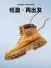 駱駝（CAMEL）王俊凱同款馬丁靴高幫戶(hù)外工裝大黃靴情侶 G15W136025 沙漠黃 42 曬單實(shí)拍圖