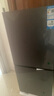 海爾（Haier）冰箱193升雙門兩門對開門風(fēng)冷無霜一級能效節(jié)能變頻玻璃面板凈味家用租房電冰箱BCD-193WGHC2E7AS 曬單實拍圖