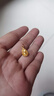 六桂福珠寶七夕黃金吊墜 花型 足金吊墜項(xiàng)鏈項(xiàng)墜鎖骨鏈女禮物 BD1024 1.45g 曬單實(shí)拍圖