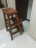 寅榕全實(shí)木梯凳家用多功能可伸縮三步梯凳室內高處取物凳子吧臺凳 胡桃色-三步梯凳（全實(shí)木-可伸縮） 整裝發(fā)貨（免安裝） 曬單實(shí)拍圖
