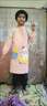 諄梧兒童畫(huà)畫(huà)罩衣幼兒園防水防污美術(shù)繪畫(huà)烘焙衣男女寶寶吃飯圍兜圍裙 兒童畫(huà)畫(huà)罩衣【粉色】贈袖套 大碼【建議7-15歲】130-155cm 曬單實(shí)拍圖