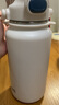 希樂(lè )（cille）學(xué)生保溫杯男女士316不銹鋼雙飲吸管水杯大容量戶(hù)外便攜運動(dòng)水壺 白色【316內膽/雙飲/貼紙】1.3L 曬單實(shí)拍圖